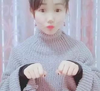 123我爱你手势舞卖了一手好萌啊啊呸